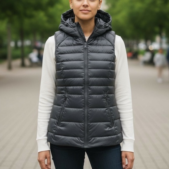 Lululemon Brave the Cold Vest Black Sz 6 - Picture 5 of 10